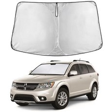Econour Windshield Sunshade for Dodge Journey 20092018 2019 2020 Sun Visor Front Window Shade Cove, Econour Windshield Sunshade fo