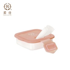 【Roaze柔仕】矽膠抽取盒 乾濕兩用布巾(20片)- 多款任選, 1個, 新色-雪櫻粉, 新色-雪櫻粉