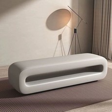 등받이없는쇼파 거실평상 현관벤치 소파 모던 침실 쇼파 벤치 현관 카페, 길이 80x너비 40x높이 45cm, 연회색