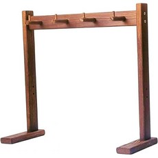 풍경 종 받침대 걸이 장식 세련된 홀더 공명대 선반, S