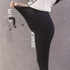 임산부 여름 패션레깅스 7부 스판 단추 조절 바지 임산부레깅스 스판레깅스 임산부패션
