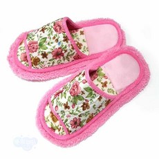 극세사 청소슬리퍼 슬리퍼걸레, w청소슬리퍼 핑크, 색상_핑크