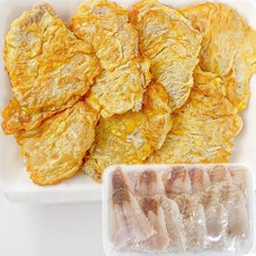 명태포 동태포 슬라이스 손질된 동태전 명절전, 3개, 400g