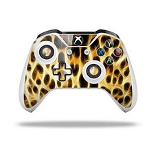 XBOX One SX 컨트롤러와 호환되는 WraptorSkinz 데칼 비닐 스킨 랩 - 프랙탈 모피 레오파드컨트롤러 미포함, XBOX One SX 컨트롤러와 호환되는 Wraptor