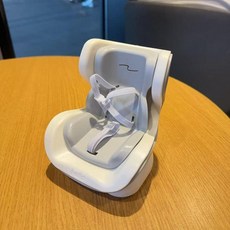 해외 NUJOLI La bu 인형용 자동차 시트 10-17cm 통풍구 클립이 있는 장식 의자 인형 액세서리 소파 팬 수집가 디스플레이에 적합 미국매장정품+ 1725376, 그레이.