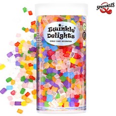 퀄리티스프링클 레인보우 스파클링 슈가, 80g, 1개