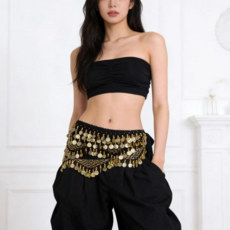 반짝이 힙스카프 화려한 벨트 무대의상 벨리댄스