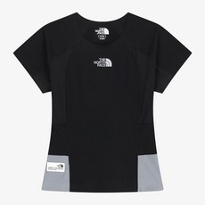 노스페이스 NT7UR80J 화이트라벨 여성 스피드온 반팔 라운드티 BLACK SEW253 RUD712