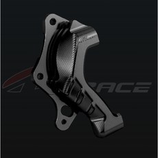 KRACE DRG 輻射卡座 鋁合金CNC 適用於 DRG 車款, 黑, 1個