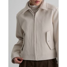 8 seconds 스탠 칼라 집업 자켓 재킷 - 베이지 255076