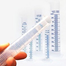 플라스틱실린더 용량 측정 눈금 실험 도구 용품 교구 실린더 50ml, 본상품