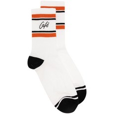 카페키츠네 인타르시아 니트 로고 골지 양말