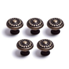 Sonjabisesang 菊花單孔復古傢俱把手 中, 5個