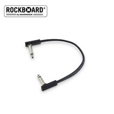 RockBoard Flat Patch Cable 락보드 플랫 패치 케이블 20cm (7 7/8인치) 블랙 컬러
