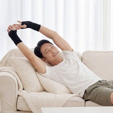 블락 시니어손바닥손목보호대 1쌍 손목지지 밴드 손목 부상 예방 스포츠 보호대, 1세트, 블랙