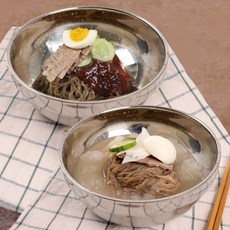 [냉면家] 매콤 시원한 메밀 물냉면 5인분+비빔냉면 5인분 (사리2kg+사골육수350gx5봉+비빔장300g) /10인분, 1개, 2kg