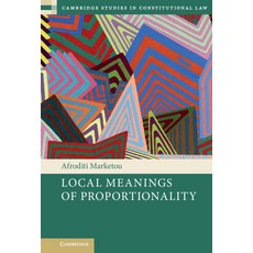 Local Meanings of Proportionality Hardcover, Cambridge University Press, English, 9781108834483