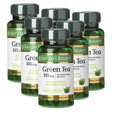 네이처스 바운티 그린티 315mg 캡슐 Nature's Bounty Green Tea, 6개, 100정
