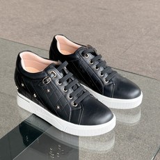 소울리 티안나는 속굽 키높이 스니커즈 소가죽 여성 운동화 7cm