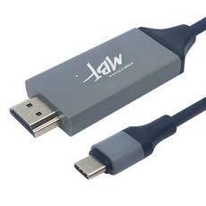 USB C To HDMI 케이블 3M 4K 30HZ MBF-C2H3, 상세페이지 참조, 1개