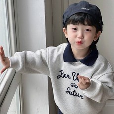 嘟嘟家兒童上衣 童裝 衣服秋冬新款2025男童加絨加厚翻領套頭衛衣時尚百搭洋氣上衣