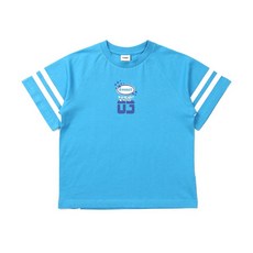 알로봇 백넘버 반팔 티셔츠 BLUE 143E9-331-03 BL