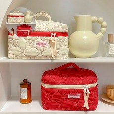 생리대파우치 누빔 대용량 화장품파우치 여행용 토끼 파우치