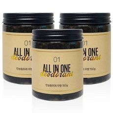 엠씨랩 올인원 만능 탈취제 냄새 제거 무향, 3개, 150g