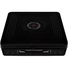 迷你電動麻將機，便攜式自動洗牌麻將桌，靜音設計，輕鬆娛樂, 黑