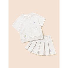 빈폴 BEANPOLE 키즈 KIDS 피케 반팔 치마바지 상하세트 베이지 (BI5342G08A) BI5342G