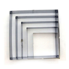 스텐레스 무스링 베이킹 사각 떡틀 무스틀 케이크 케이크링