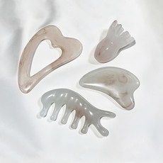 로즈힐 문어 두피 바디 지압기 괄사 마사지 4종, 브이 괄사, 1개