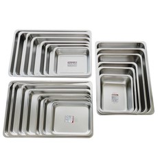 304不鏽鋼方盤/餐盤 (台灣製), 加深方盤大, 1個