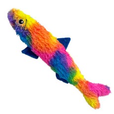 Golden Cat黃金貓 大魚貓草玩具 45cm 超大尺寸 內含貓薄荷 寵物玩具, 彩色, 1個