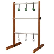Ladder Golf 싱글 래더볼 게임 그린 화이트 볼라
