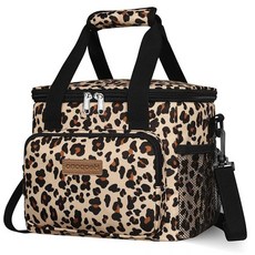 [보냉실험완료] 보냉효과 확실한 진짜 예쁜 보냉백, 레오파드, 15L