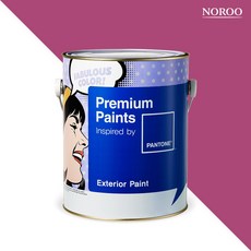 노루페인트 팬톤페인트 외부용 익스테리어, 1개, 무광 18-2326 CactusFlower, 4L