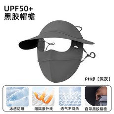防曬面罩女夏騎行防紫外線護眼角遮陽透氣高顏值焦下冰絲防曬面罩