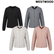 웨스트우드 NC엑스코점 25년 F/W 겨울신상 초특가 아우터및 레이어드용으로 추천 경량성 보온성이 좋은 기능성 여성 라운드넥 초경량 다운 자켓 P4TDL180