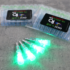 영라이트 LED 줄보기케미10개+전지10개 줄보기캐미 원투낚시 야간 집어등, 1개