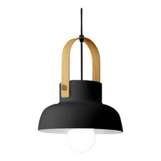 北歐木環吊燈 (寬款) LC-119，四色可選，簡約設計，營造溫馨居家氛圍, 白色