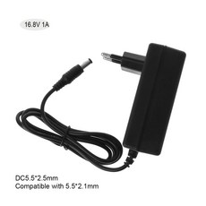 16.8V 1A 배터리 충전기 리튬 리튬 이온 배터리 벽 충전기 AC 100-240V 50/60Hz EU/US 플러그, EU, 1개, 2) EU - 16.8V-1A