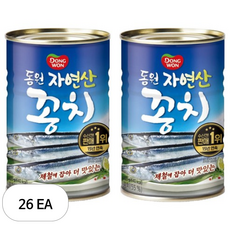 동원 꽁치 통조림, 400g, 26개