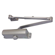 [킹 k1630 정지형 도어클로저 기역자형] 말발굽 기능 현관문 도어클로져 도어체크, 1개