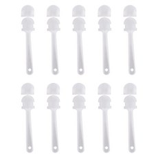 Zaoalife 50피스 투명 미니 플라스틱 팬 핸들 소형 핸드 팬 핸들 교체 DIY 팬 액세서리, Zaoalife 50피스 투명 미니 플라스틱 팬 핸들,