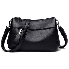 리치모리 스퀘어 가죽 크로스백