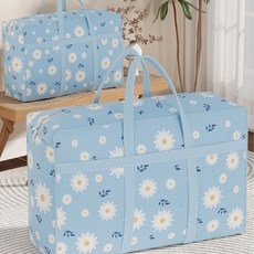 이불가방 플라워 방수 이불가방 이불정리함