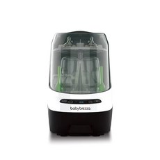 babybrezza 奶瓶消毒鍋 蒸氣消毒 大容量 多功能, 黑白, Brz0103