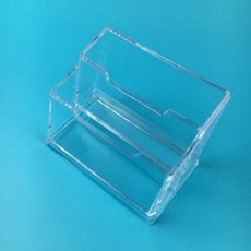 투명 2단 아크릴 명함 꽂이 케이스 1p 보관함 스탠드 인테리어 미니 쇼 플라스틱, 1개, 상세페이지 참조