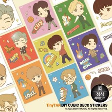 DIY 보석십자수 BTS 타이니탄 데코스티커 9.5x11, 제이홉, 1개